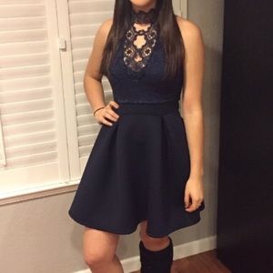 Navy Homecoming dress
